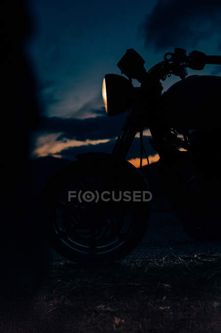 Caf racer motorbike — Stock Photo