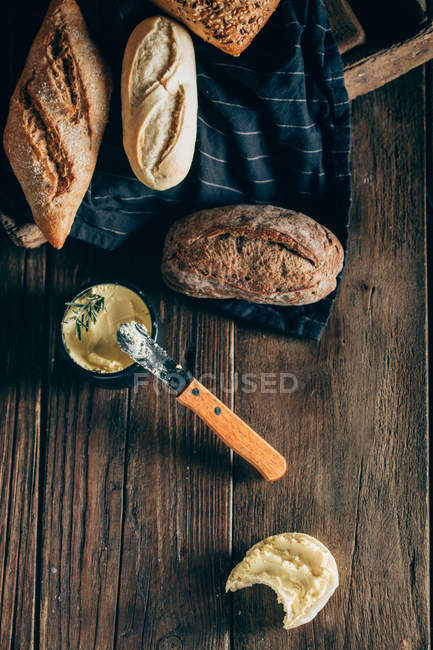 Verschiedene Brotsorten — Stockfoto
