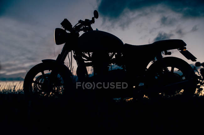 Мотоцикл Caf Racer — стоковое фото