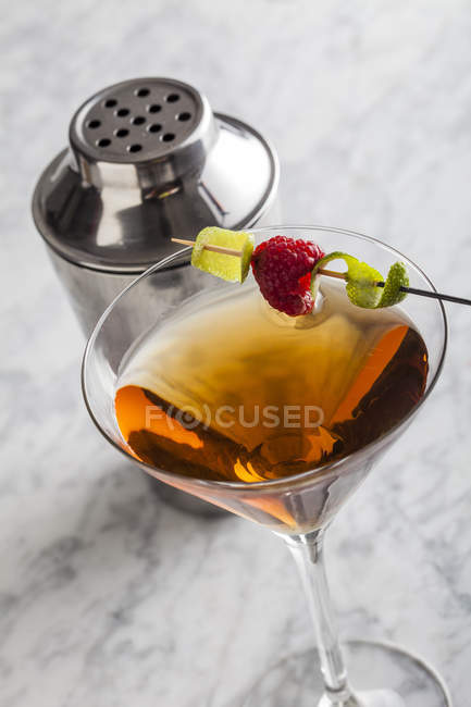 Hot spicy cocktail — Stock Photo