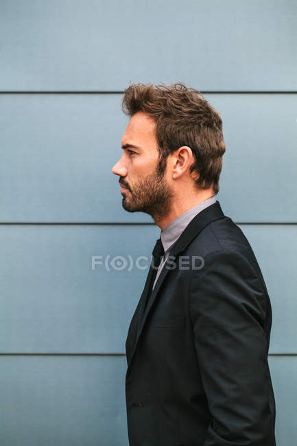 Young Businessman in the Street — Stock Photo
