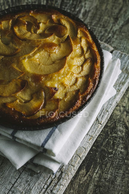Delicioso pastel de manzana - foto de stock