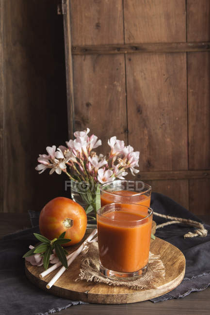 Gazpacho, tomato soup — Stock Photo