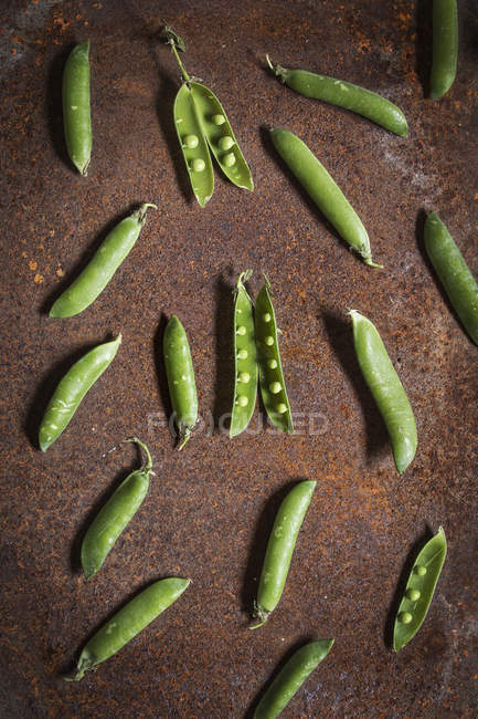 Fresh green peas — Stock Photo