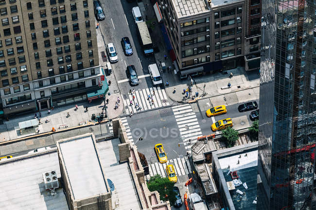 Aerial View of Madison Avenue — Stock Photo