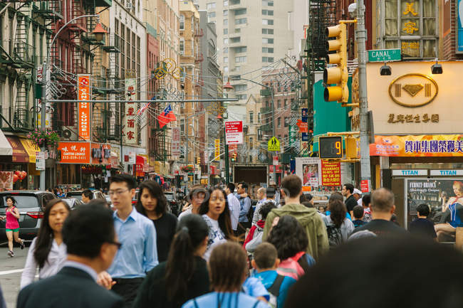 Chinatown, Manhattan, Nueva York - foto de stock