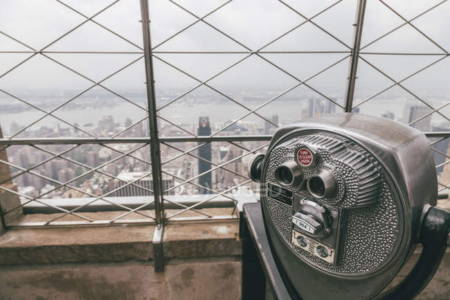 Vintage Binocular em Nova York — Fotografia de Stock