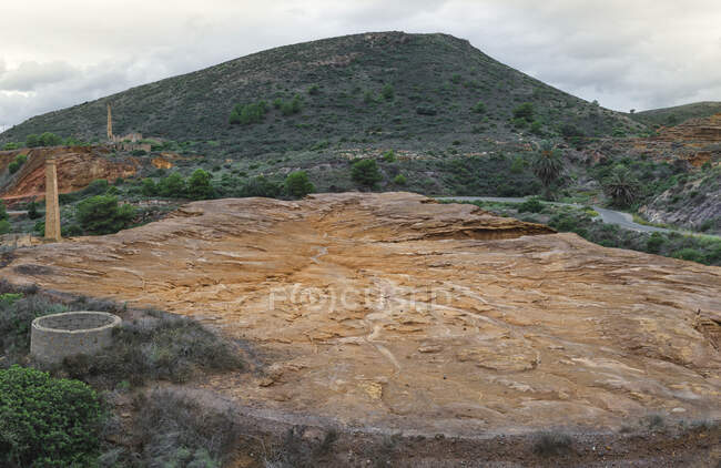 La Union, заброшенные серебряные рудники, Мурсия, Испания — стоковое фото