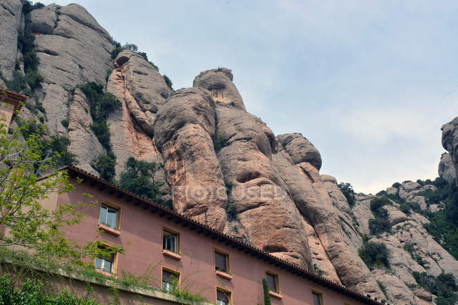 Монастырь Монсеррат, Багес, Испания — стоковое фото