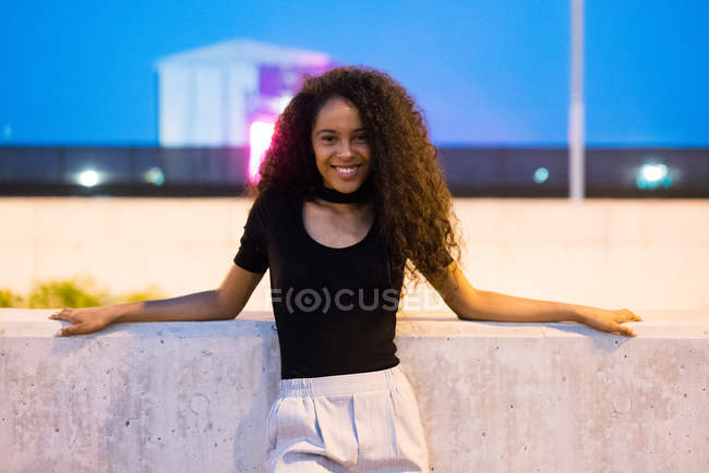 Young girl in casual clothing — Stock Photo