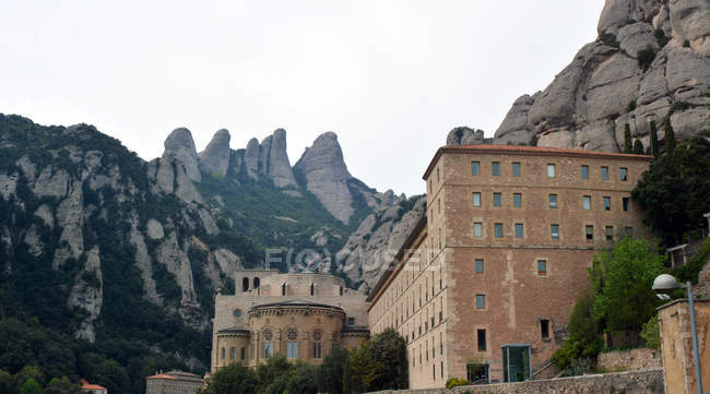Monasterio de Montserrat, Bages, España - foto de stock