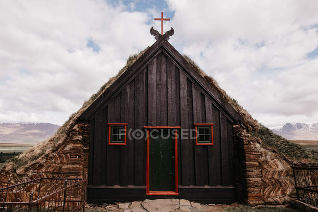 Ancienne église de religion nordique — Photo de stock