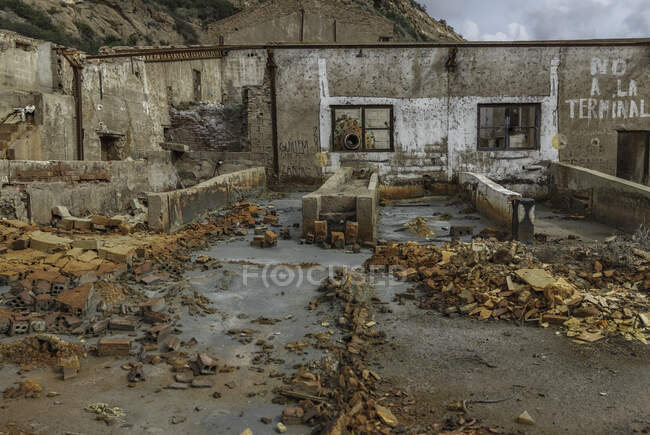 La Union, Mines d'argent abandonnées, Murcie, Espagne — Photo de stock