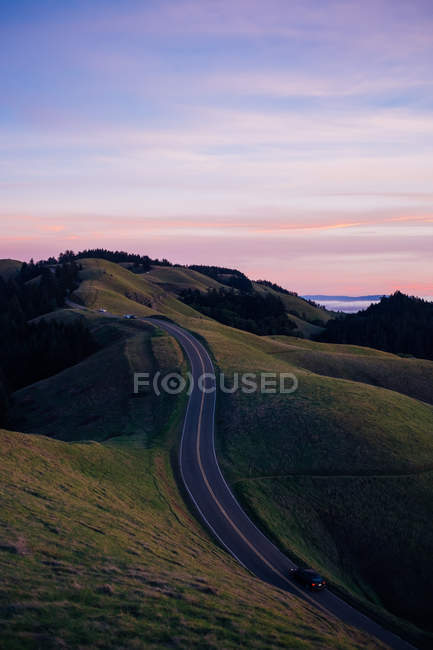 Утренний пейзаж Калифорнии — стоковое фото