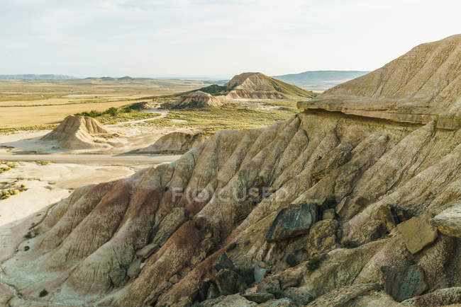 Вид на песчаный холм — стоковое фото