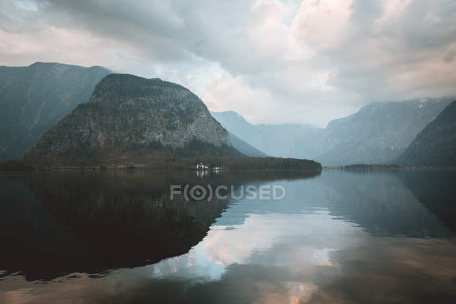 Surface of water in mountains — Stock Photo