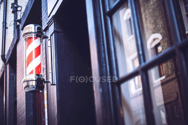 Barber shop in London — Stock Photo