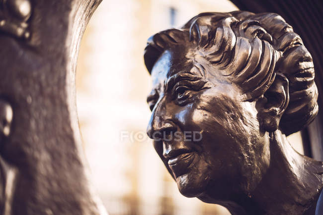 Monumento a Agatha Christie - foto de stock