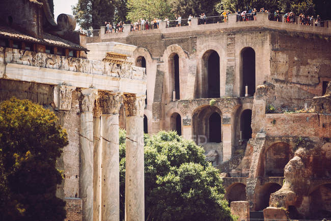 Ernte Bild des antiken römischen Forum-Ensemble — Stockfoto
