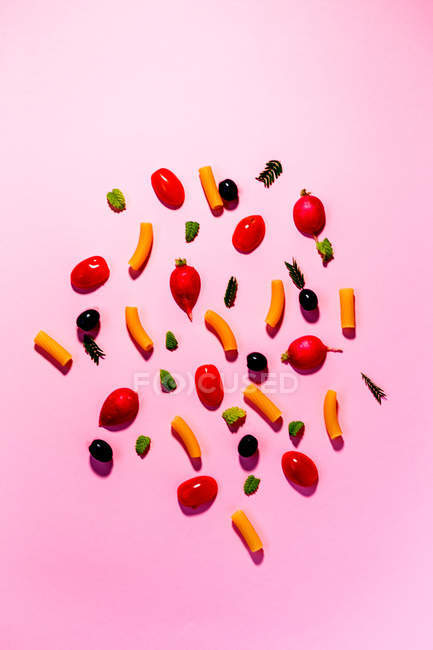 Mischung aus verschiedenen Gemüsesorten — Stockfoto