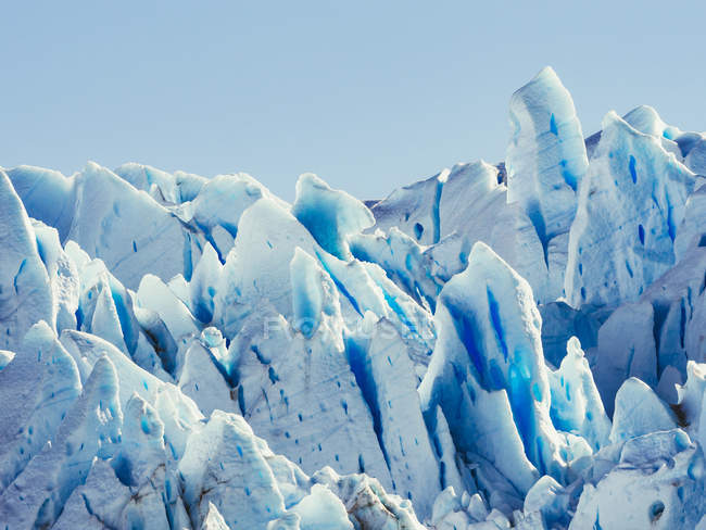 Sharp formations of ice — Stock Photo