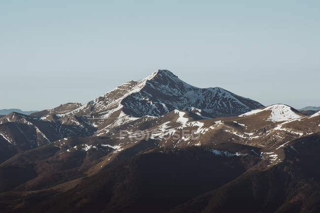 Beautiful mountains in sunlight — Stock Photo