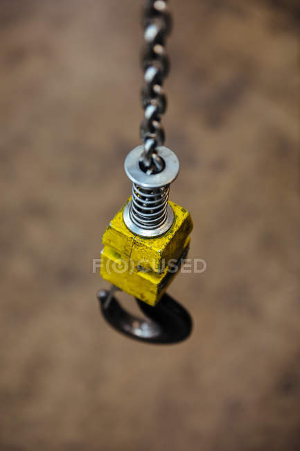 Hook in a mechanical workshop — Stock Photo