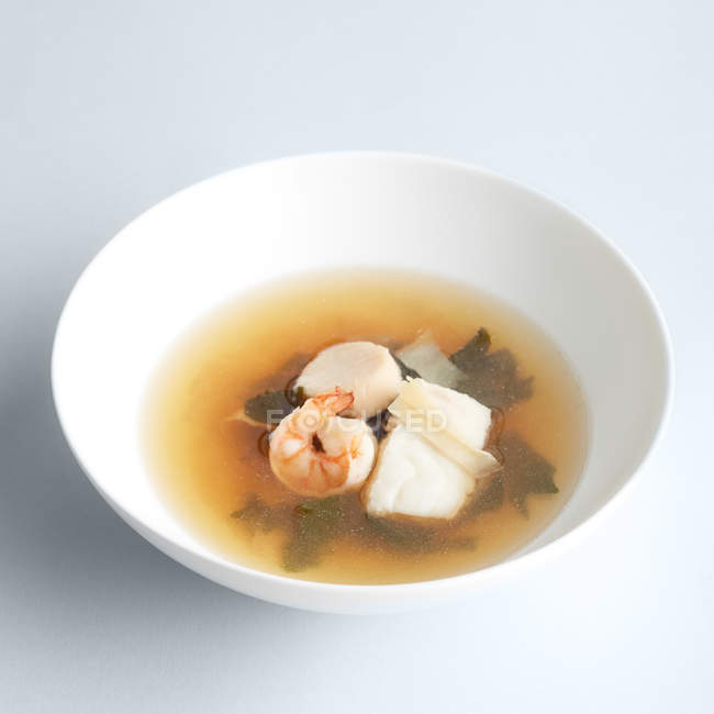 Sopa de misu japonesa — Fotografia de Stock