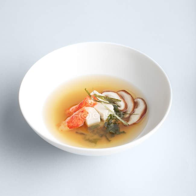 Японский суп — стоковое фото