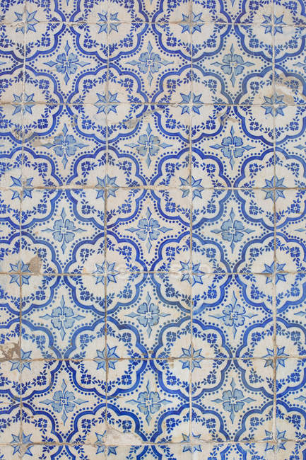 Typical Portuguese tile — Stock Photo