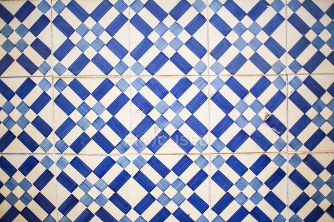 Typical Portuguese tile — Stock Photo