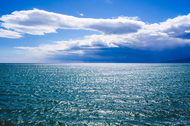 Blue ocean and in sunny day — Stock Photo