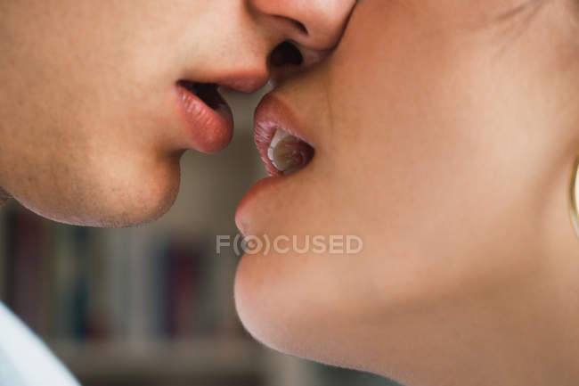 Close Up Kissing