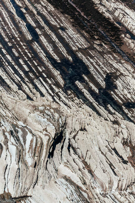 Vista della superficie rocciosa ruvida — Foto stock