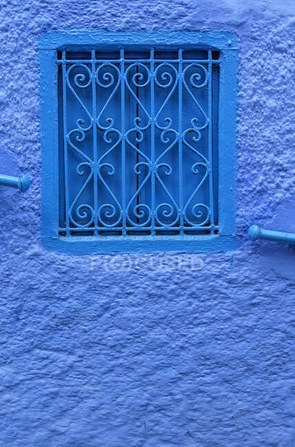 Architecture de Chaouen, ville bleue du Maroc — Photo de stock