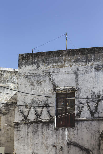 Rues, coins, détails et coins de Tanger.Morocco. Portes, fenêtres, architecture typique Arabe — Photo de stock