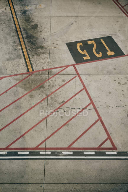 Landebahn des Flughafens — Stockfoto