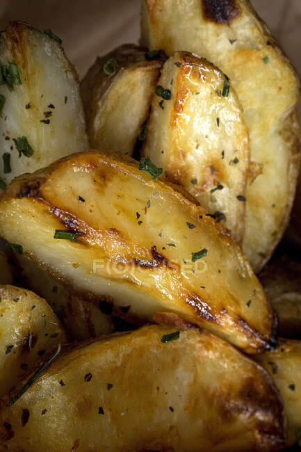 Patatine fritte dorate e croccanti — Foto stock