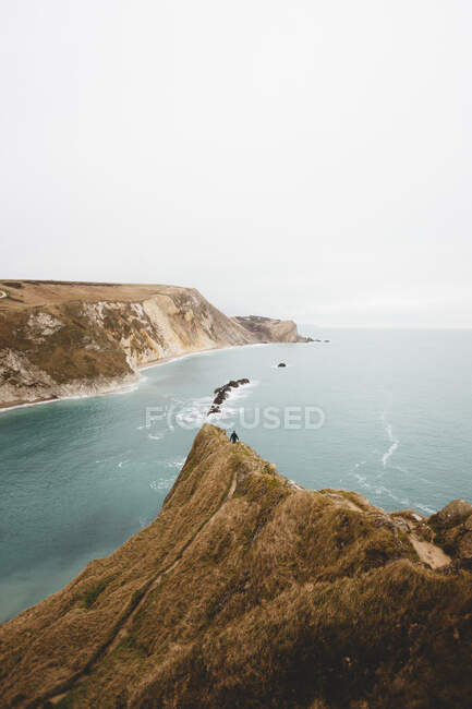 Atemberaubende Aussicht auf Küste und Meer — Stockfoto