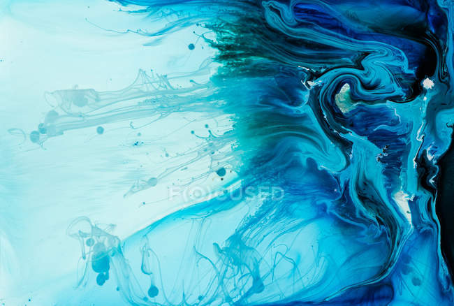 Abstrakter Fluss flüssiger Farben im Mix — Stockfoto