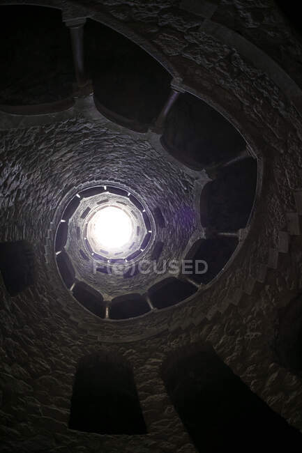 Historic spiral stairs in old building — Stock Photo