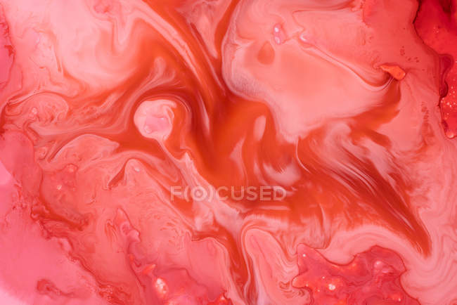 Abstraktion flüssiger Farben im langsamen Mischen — Stockfoto