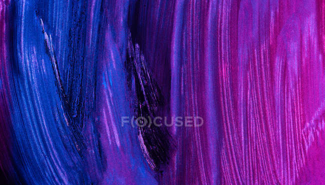Gros plan de frottis de peinture colorée au néon — Photo de stock