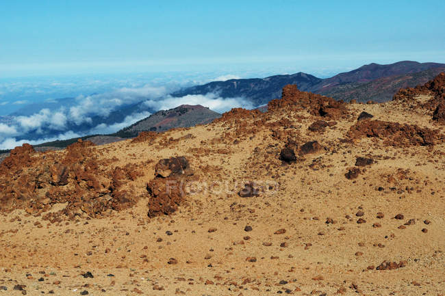 Volcán del Teide desde arriba - foto de stock