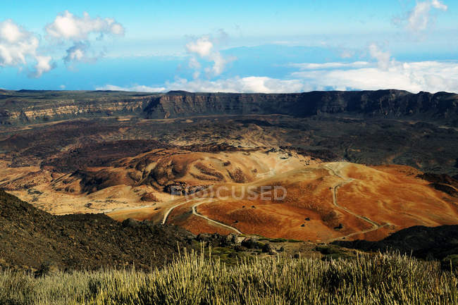 Volcano of Teide from above — Stock Photo