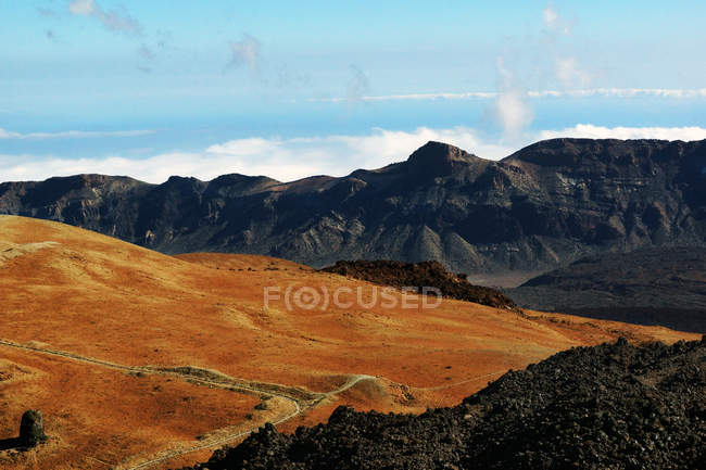 Вулкан Тейде сверху — стоковое фото