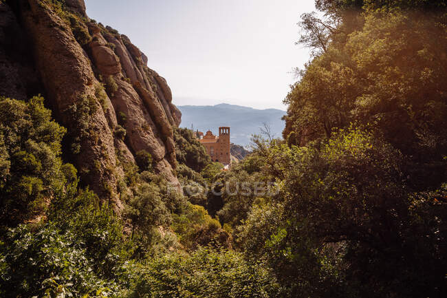 Landscape of the mountains of Montserrat, Catalonia, Spain — Stock Photo