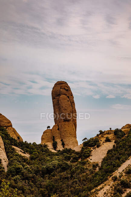 Paisagem das montanhas de Montserrat, Catalunha, Espanha — Fotografia de Stock