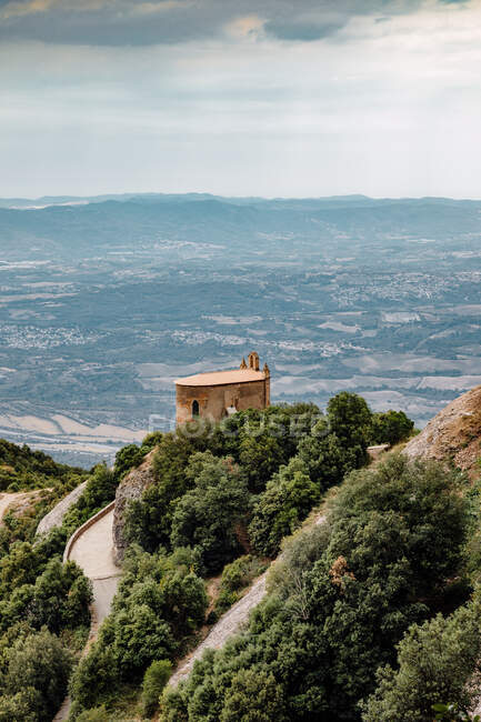 Eremo di Sant Joan della montagna di Montserrat, Catalogna, Spagna — Foto stock