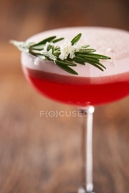 Perfect served Clover club cocktail — Stock Photo